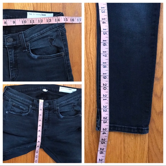 Rag & Bone Distressed ‘Ultra’ Capri Skinny Jeans - Picture 6 of 8